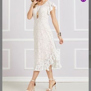 NWT white lace dress